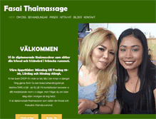 Tablet Screenshot of fasaithaimassage.se